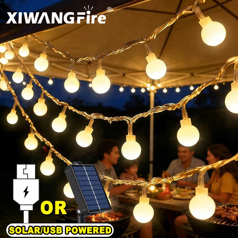 Outdoor Lighting For Garden - 3-10M Güneş Enerjili/USB/Pil ile Çalışan Işık