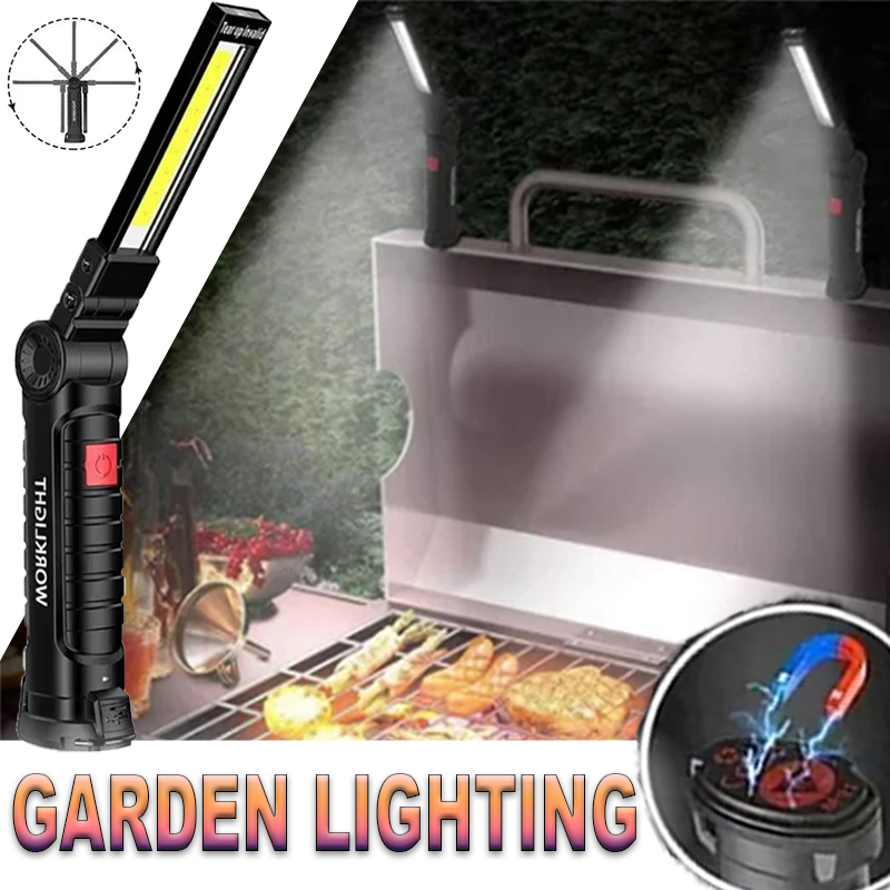 Outdoor Lighting Lowes - Taşınabilir LED El Feneri Manyetik Kanca