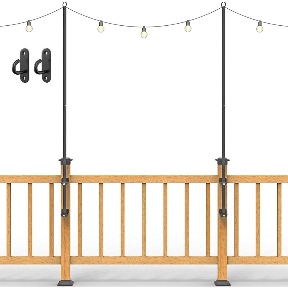 Outdoor Lighting For Garden - 2'li paket ip ışık direkleri -