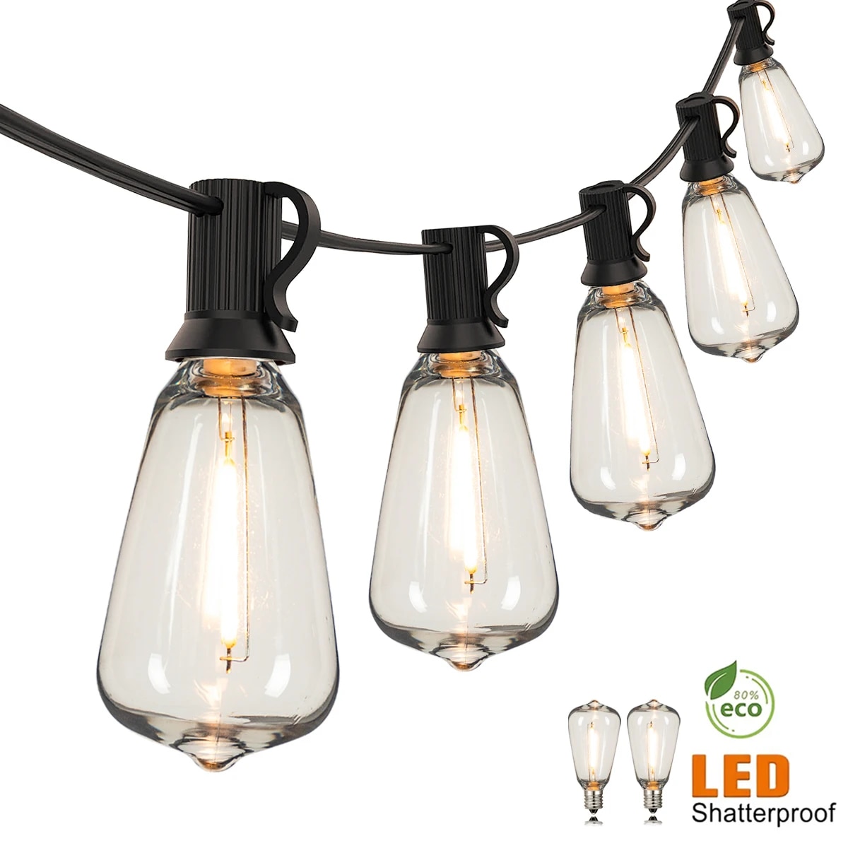 Outdoor Lighting Strip - ST38 Dize Işıklar Açık Çelenk Bağlanabilir