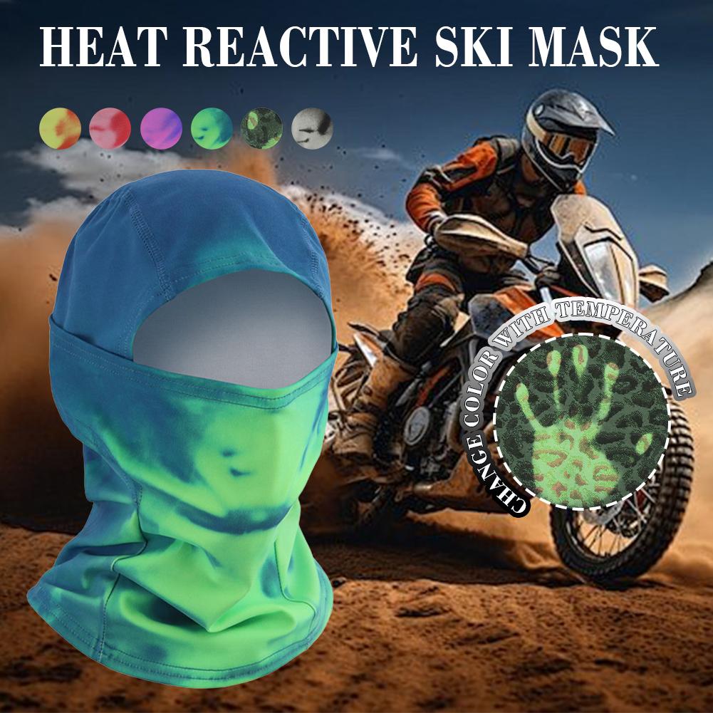 Color Changing Outdoor - Isıya Duyarlı Renk Değiştiren Yüz Maskesi