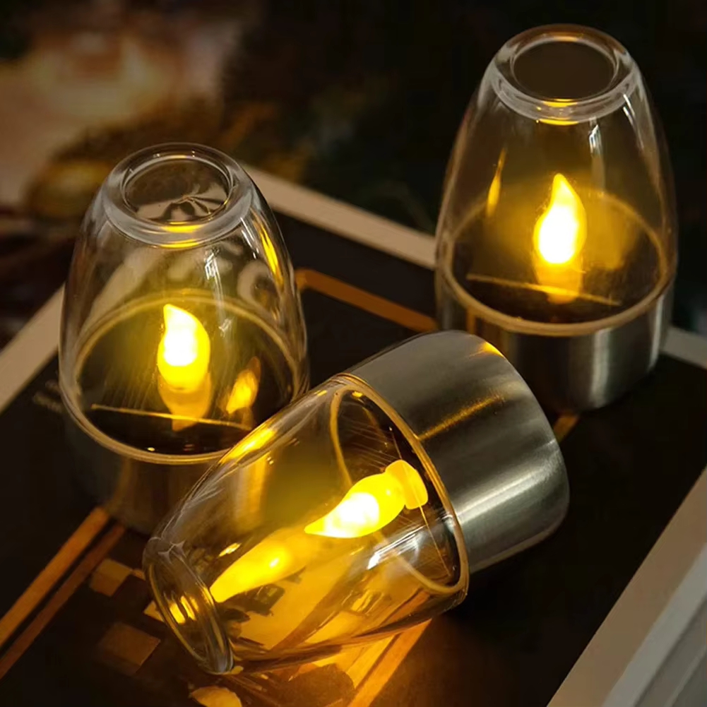 Halo Outdoor Lighting - LED Paslanmaz Çelik Güneş Mum Işıkları