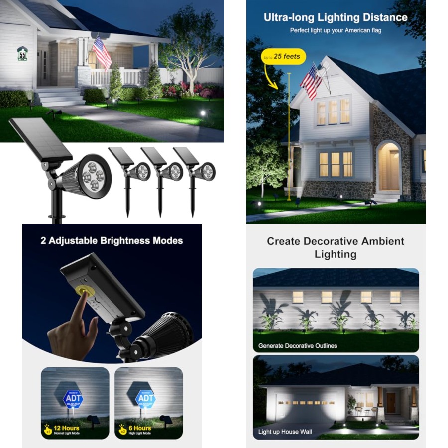 Outdoor Lighting Spotlight - Ağaç, Heykel, Çiçek, Saksı, Çalı, Duvar
