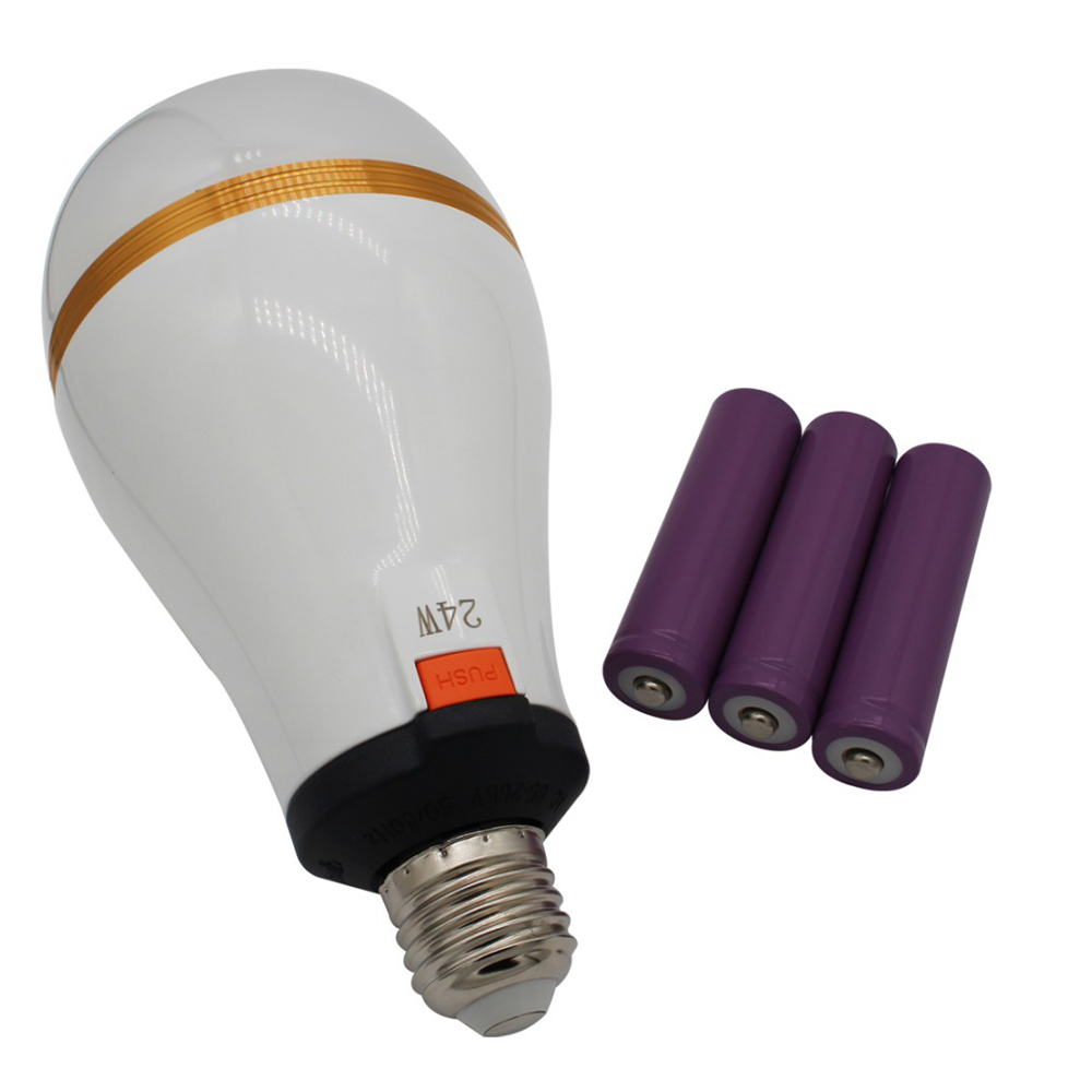 Outdoor Lighting Japan - 18650 Pil LED Acil Durum Ampulü