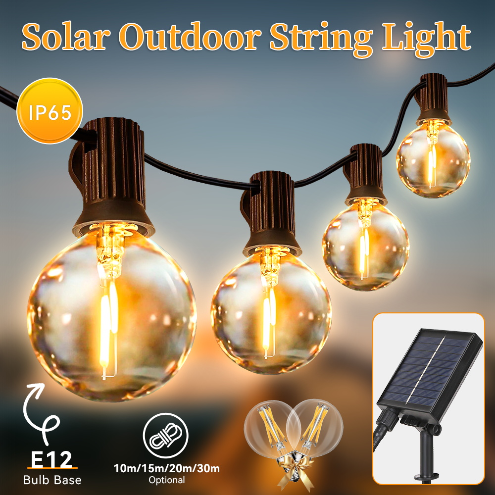 String Light Bistro - Açık LED Güneş Işığı Su Geçirmez