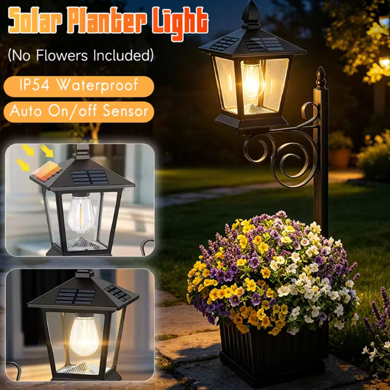 Outdoor Lighting For Garden - 2'si 1 Arada Güneş Enerjili Bahçe
