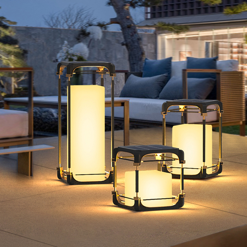 Outdoor Lighting For Garden - Aydınlık zemin lambası avlu güneş enerjili