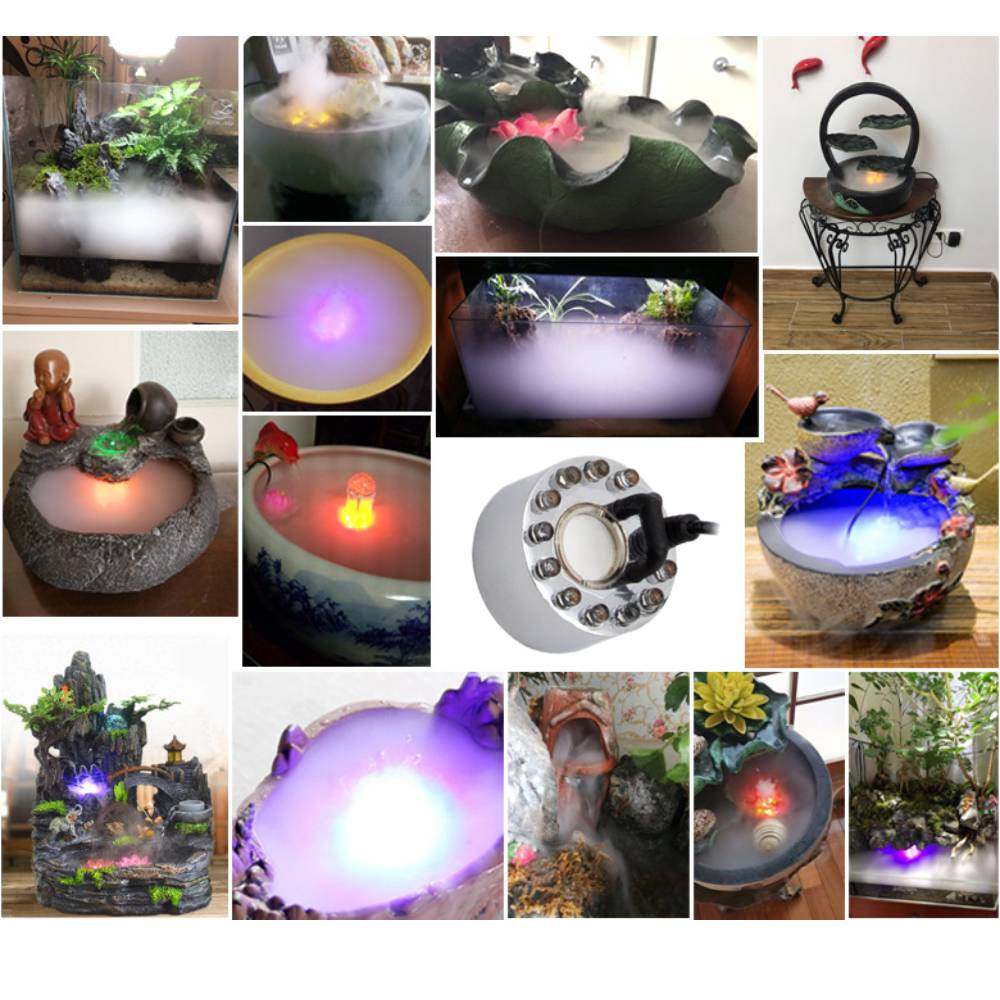 Color Changing Outdoor - 12-LED Renk Değiştiren Su Geçirmez Sis