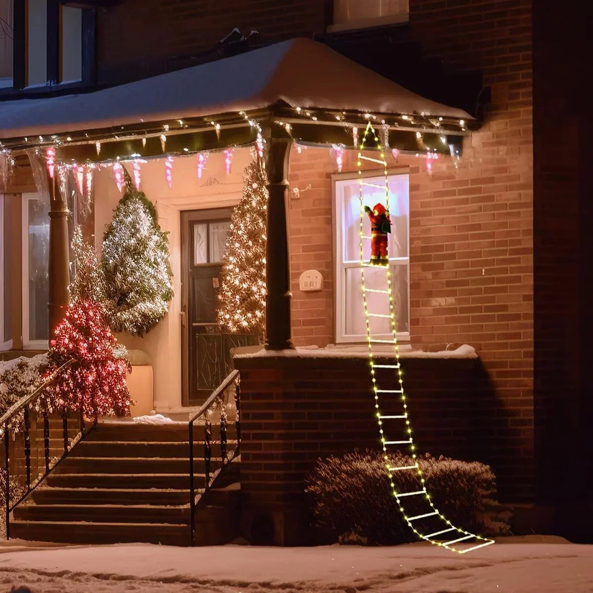 Noel baba ev için LED merdiven - Outdoor Lighting Strip incelemesi ve fiyatı
