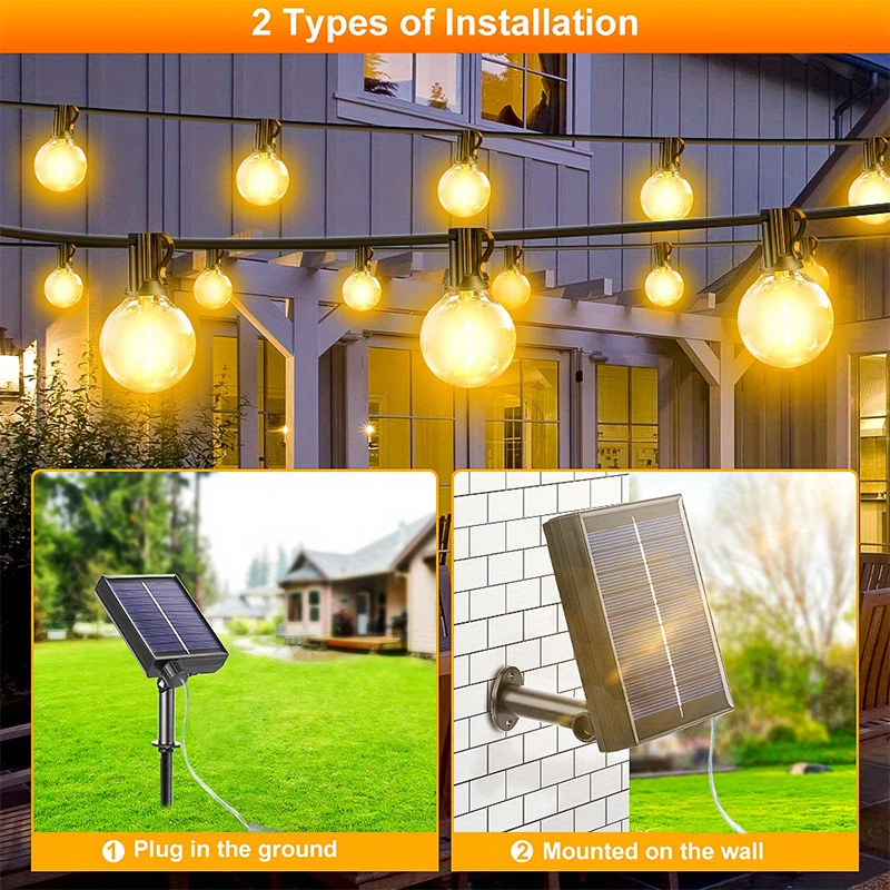G40 Led Güneş Enerjili Küre Le - String Light Bistro incelemesi ve fiyatı