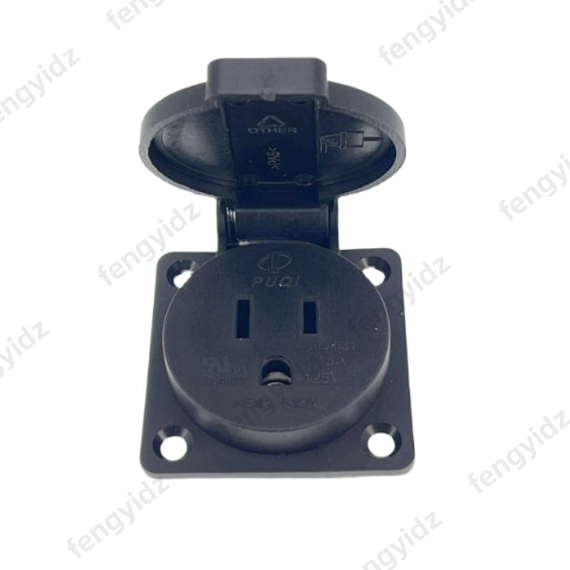 Siyah 125 V 15A 20A IP44 CE Am - Outdoor Lighting Japan incelemesi ve fiyatı