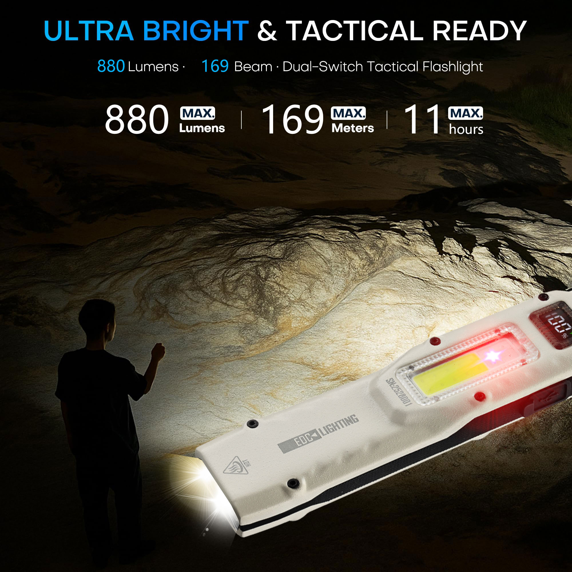 Taşınabilir 880LM YEMAO M28 Ul - Zinc Outdoor Lighting incelemesi ve fiyatı