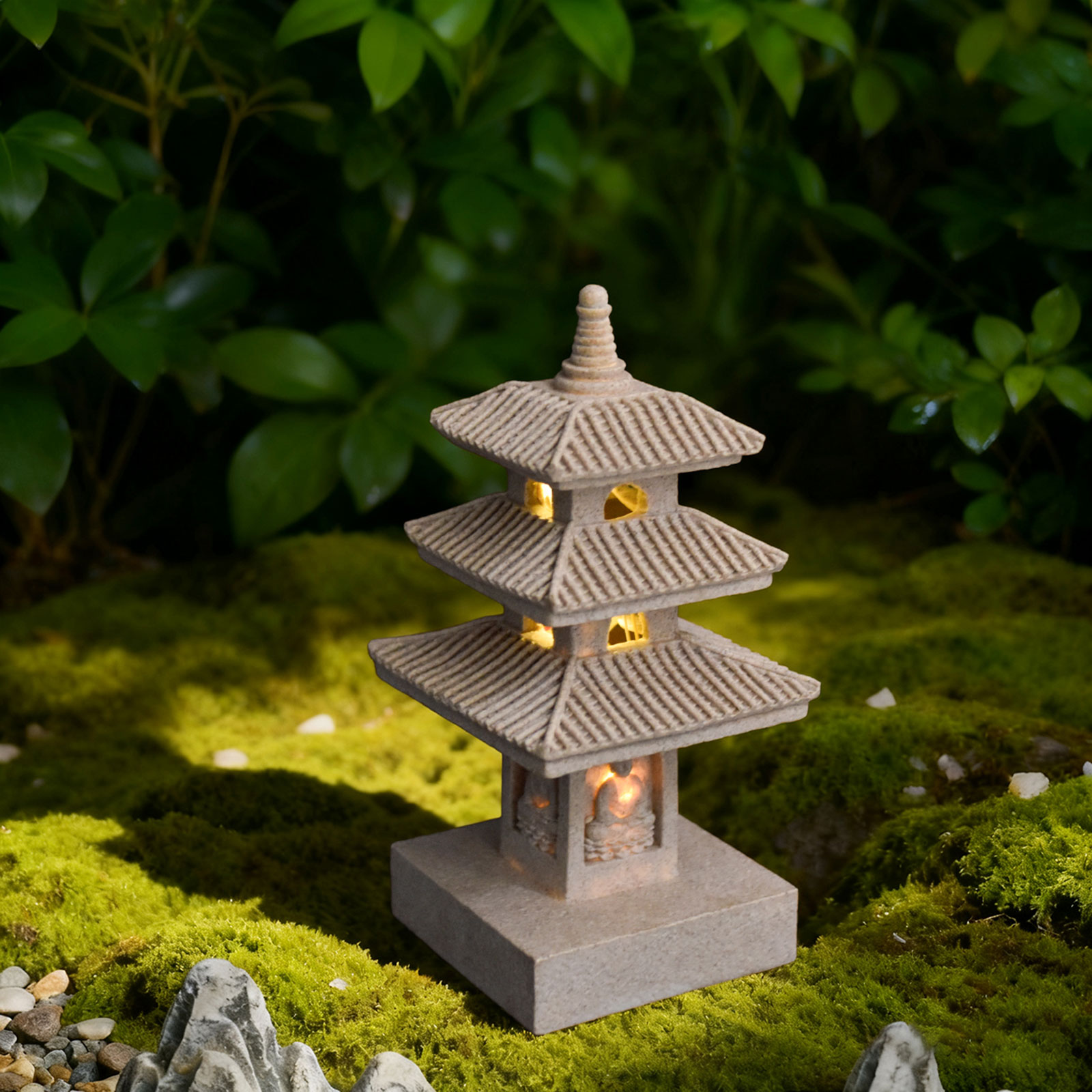 Güneş Enerjili Pagoda Fener Ba - Halo Outdoor Lighting incelemesi ve fiyatı