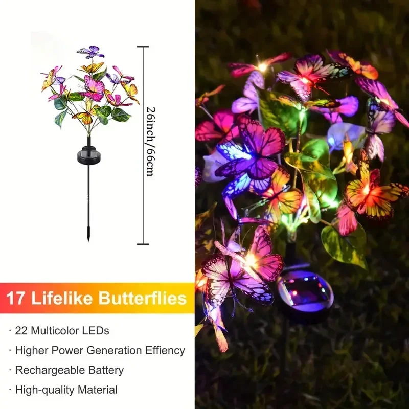 Güneş LED Kelebek Bahçe Işıkla - Outdoor Lighting Solar Panel incelemesi ve fiyatı