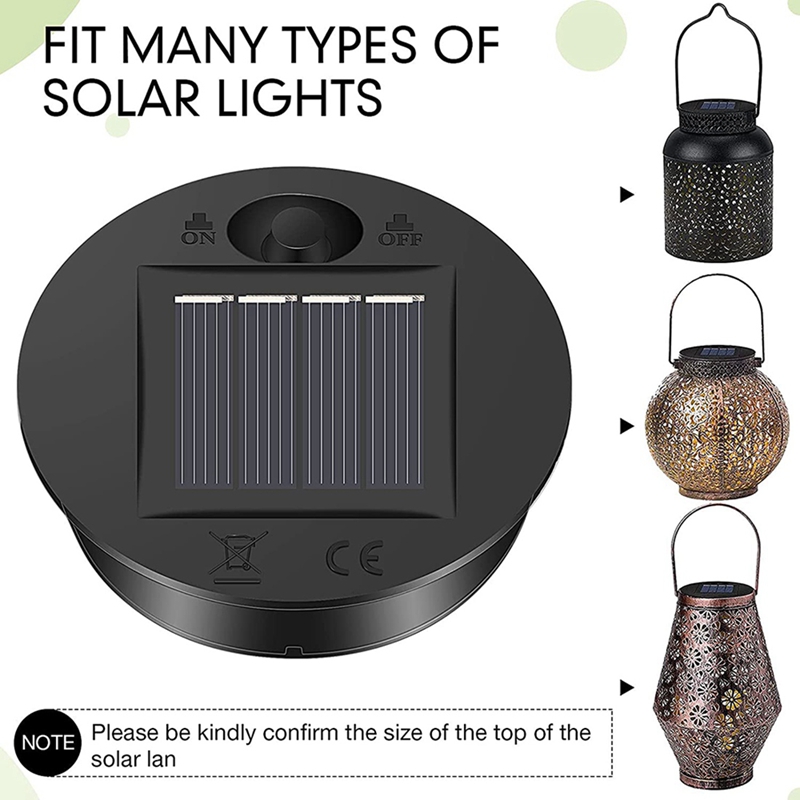 6 adet güneş ışıkları değiştir - Outdoor Lighting Solar Panel incelemesi ve fiyatı
