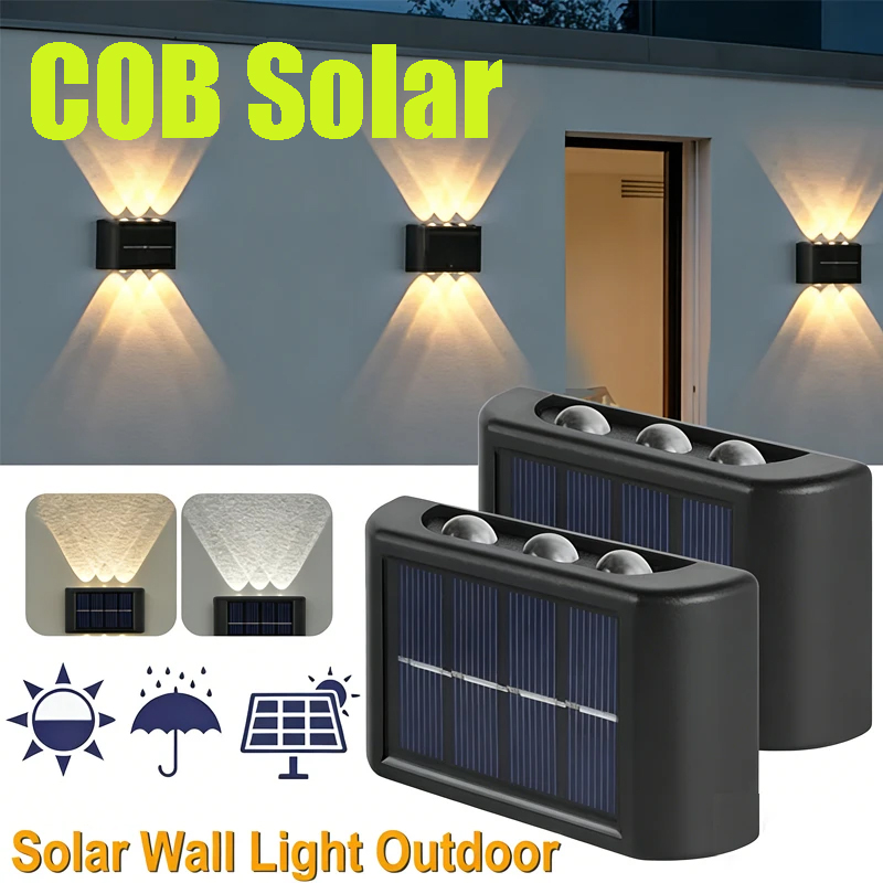 COB Güneş Enerjili Duvar Lamba - Outdoor Lighting For Garden incelemesi ve fiyatı
