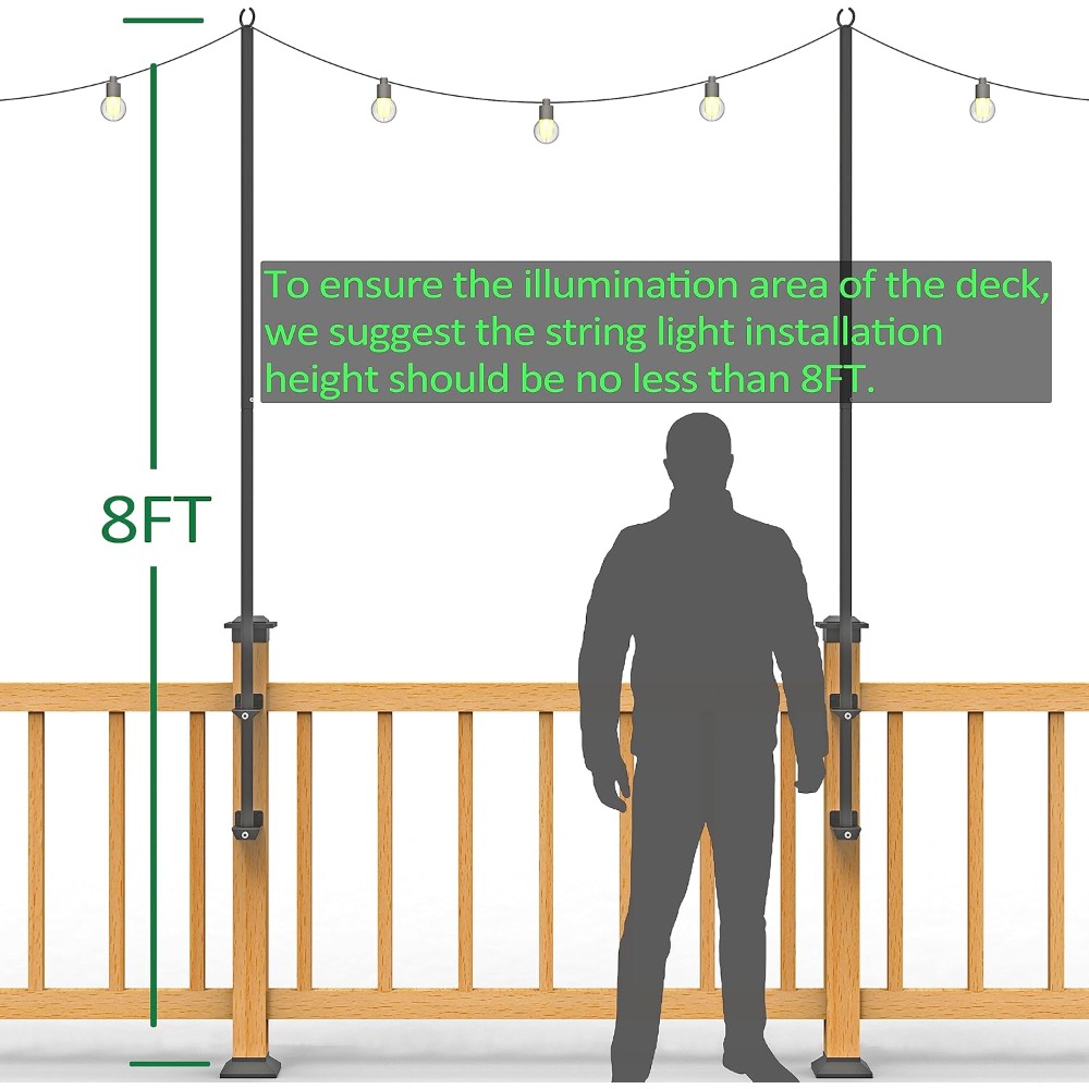 2'li paket ip ışık direkleri - - Outdoor Lighting For Garden incelemesi ve fiyatı