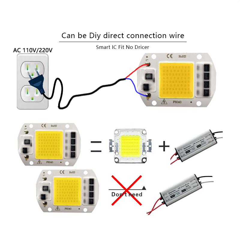 3000K 6000K LED COB çip ışık b - Outdoor Lighting Spotlight incelemesi ve fiyatı