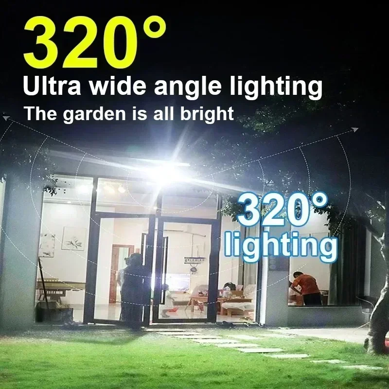 12000LM Güçlü Güneş Enerjili D - Halo Outdoor Lighting incelemesi ve fiyatı