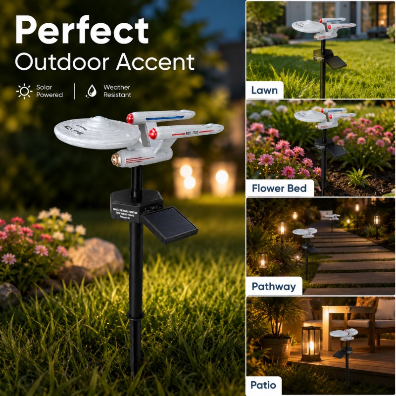 Star Trek USS Enterprise Solar - Halo Outdoor Lighting incelemesi ve fiyatı