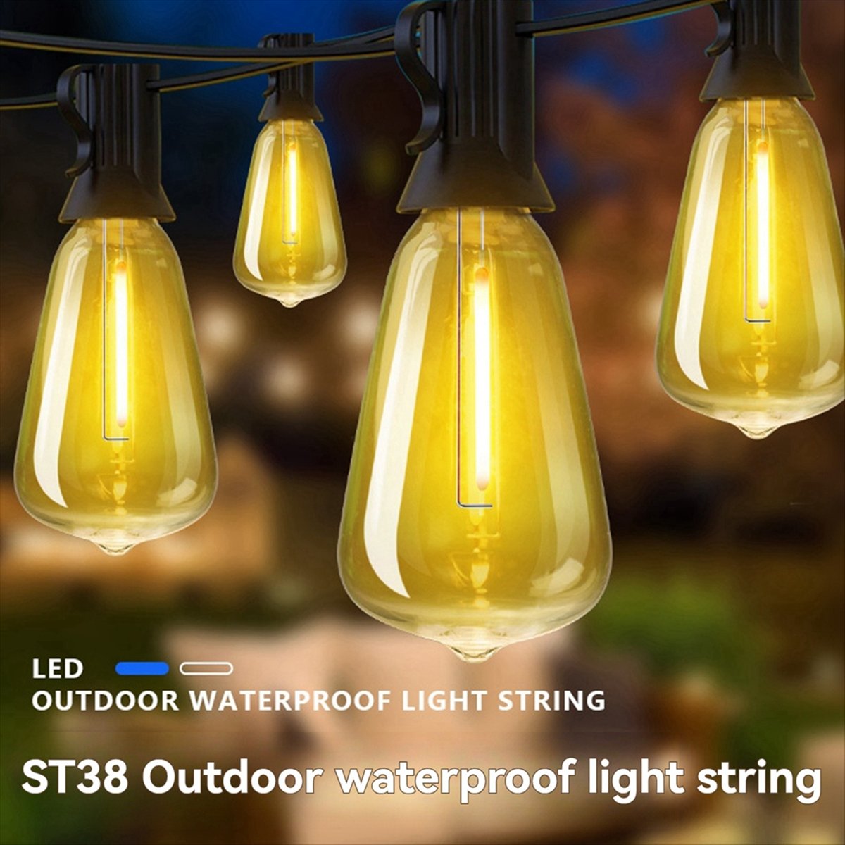 Üst düzey ST38 LED ışık dizisi - String Light Bistro incelemesi ve fiyatı