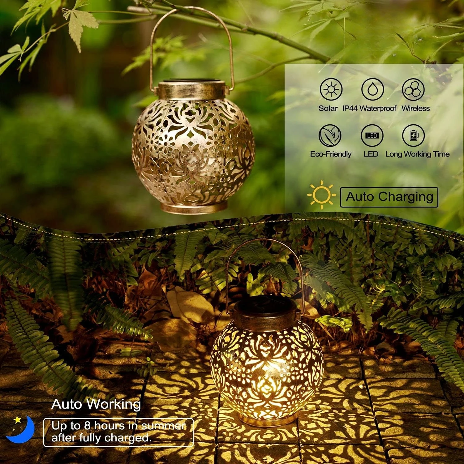 1-6 adet fas güneş fenerleri a - Outdoor Lighting Solar Panel incelemesi ve fiyatı