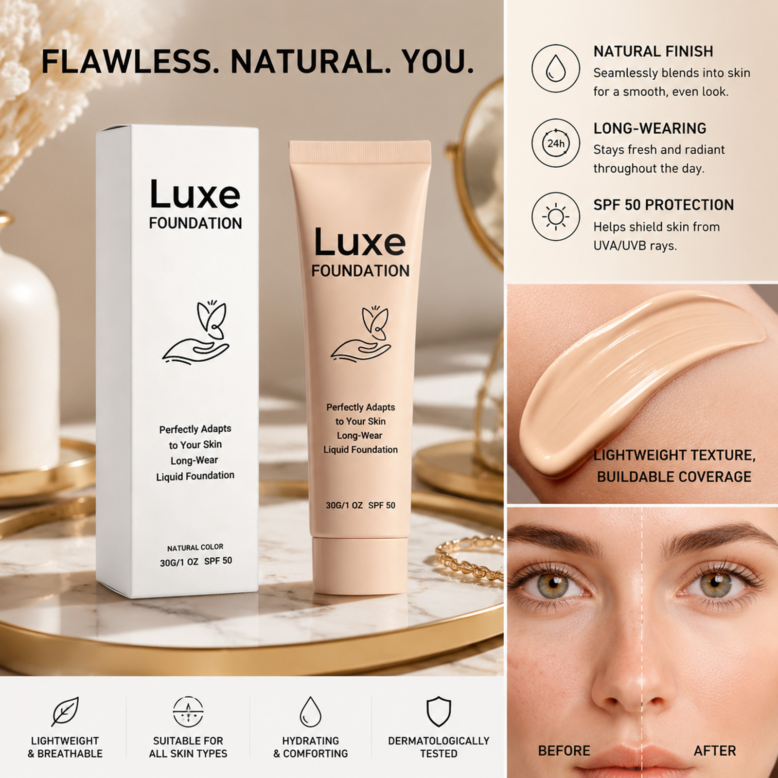 SPF 50+ Renk Değiştiren Fondöt - Color Changing Outdoor incelemesi ve fiyatı
