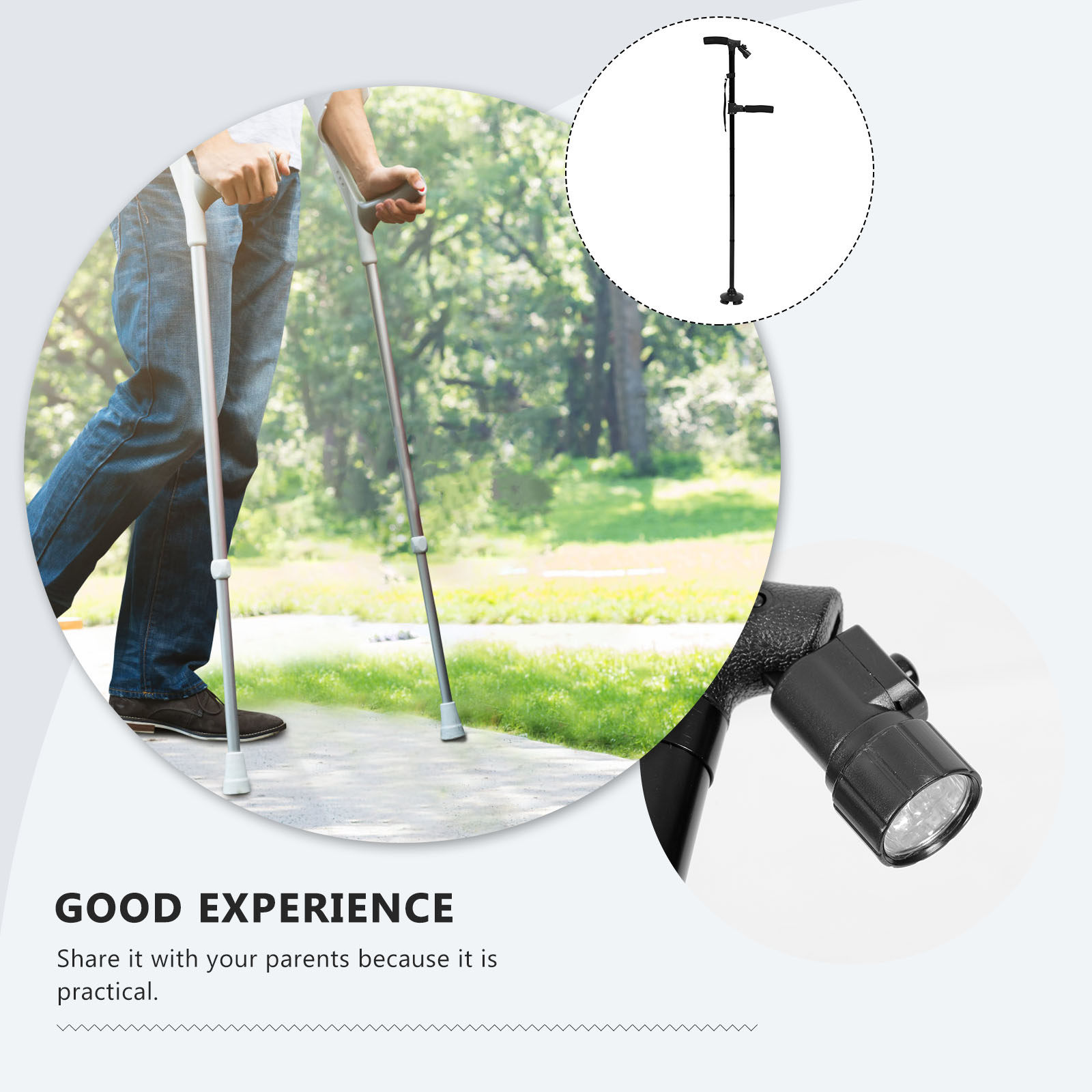 Katlanır Yürüme Bastonu LED Iş - Outdoor Lighting Poles incelemesi ve fiyatı