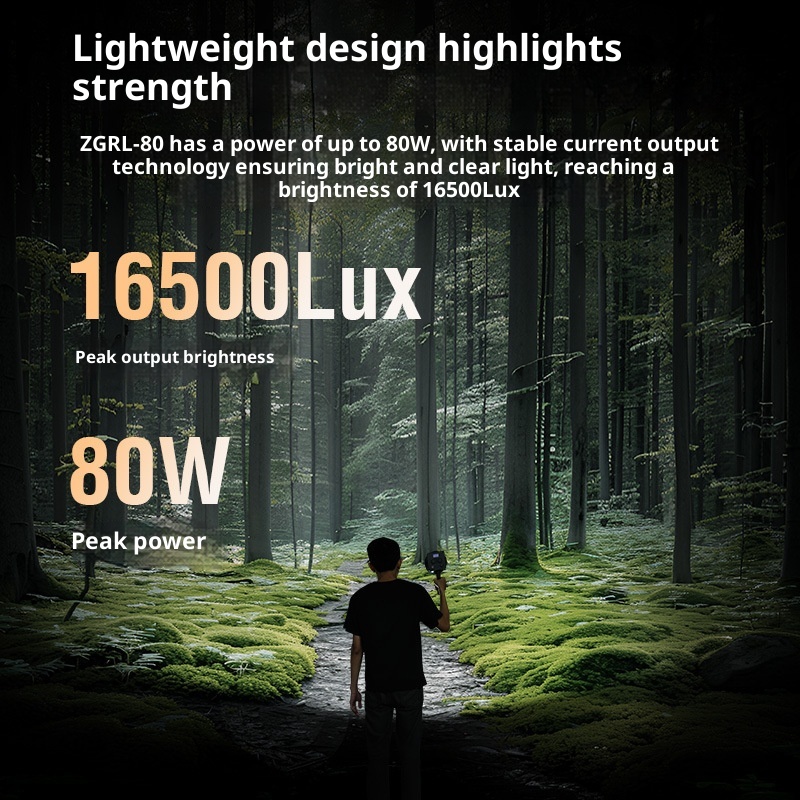 ZGRL80 80W COB LED Video Işığı - Outdoor Lighting In Photography incelemesi ve fiyatı