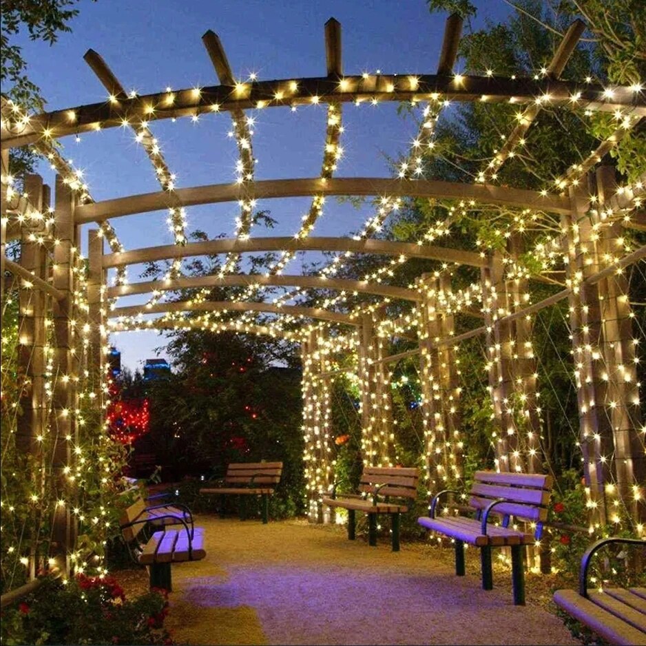8 renkler açık güneş işık bahç - Outdoor Lighting Strip incelemesi ve fiyatı