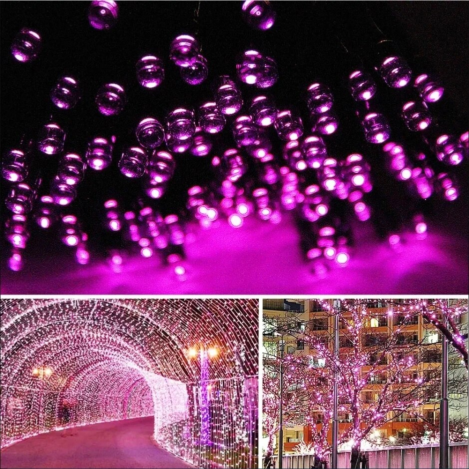 8 renkler açık güneş işık bahç - Outdoor Lighting Strip incelemesi ve fiyatı