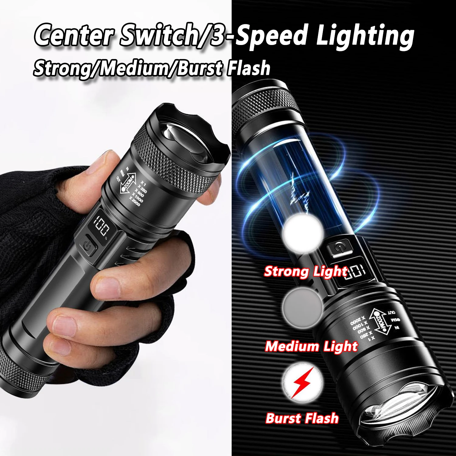 Ultra Parlak LED El Feneri 200 - Zinc Outdoor Lighting incelemesi ve fiyatı