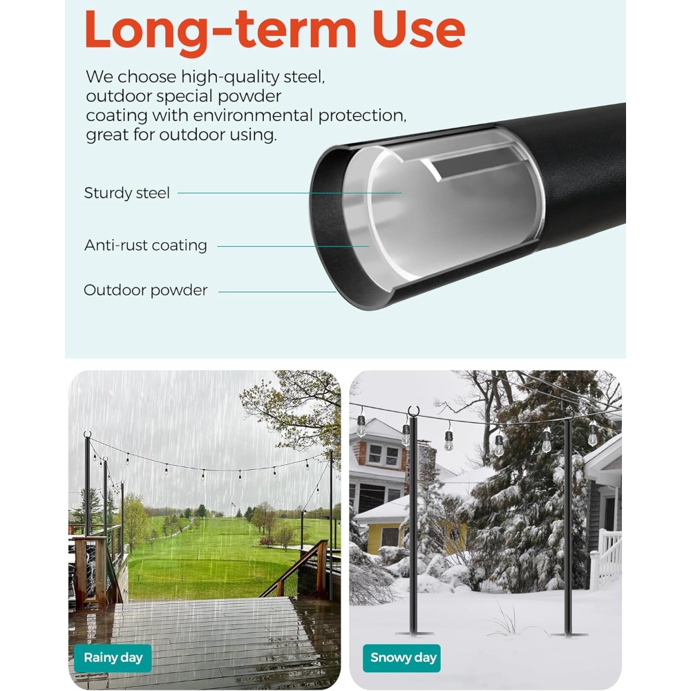 land·voi 4'lü şerit ışık direk - Outdoor Lighting Poles incelemesi ve fiyatı