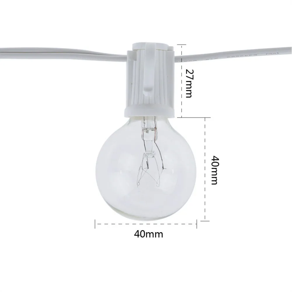 8 Milyon G40 Ampul Küre Şeklin - String Light Bistro incelemesi ve fiyatı