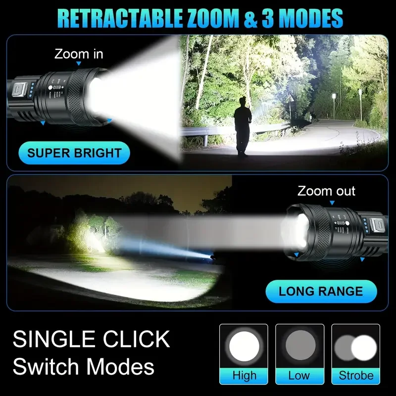 Taktik LED El Feneri 2000LM US - Zinc Outdoor Lighting incelemesi ve fiyatı