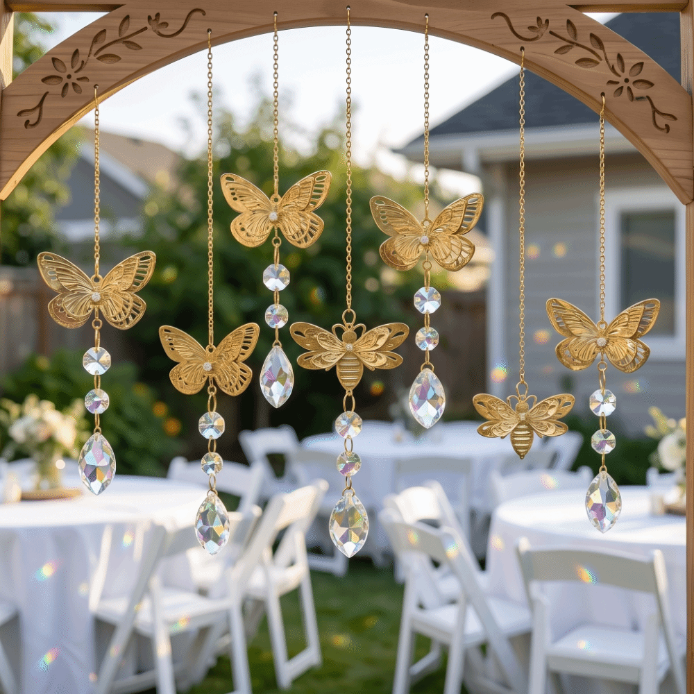 El Yapımı Kristal Kelebek Rüzg - Outdoor Lighting Collections incelemesi ve fiyatı