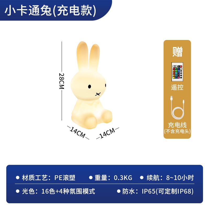 Kawaii Miffy Tavşan Şarjlı LED - Outdoor Lighting Japan incelemesi ve fiyatı